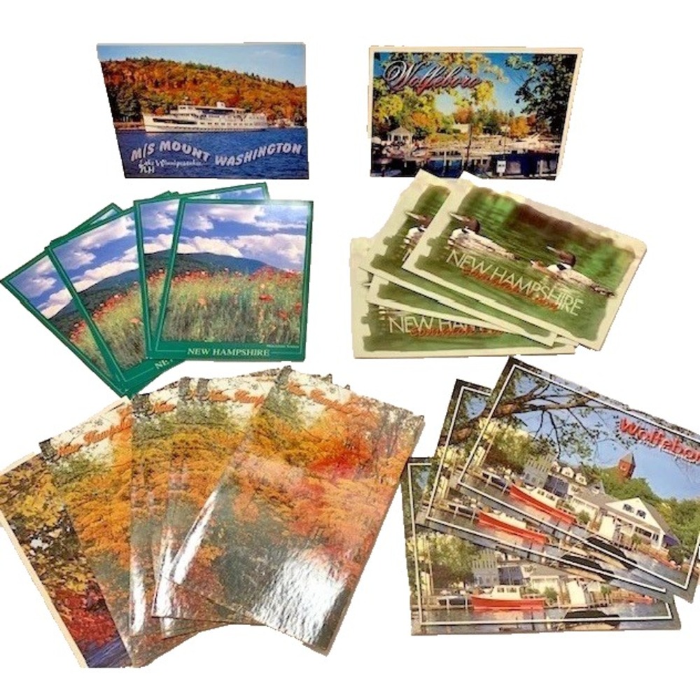 New Hampshire VTG Postcard LOT USA Mt Washington Staging Old Postcards Staging
